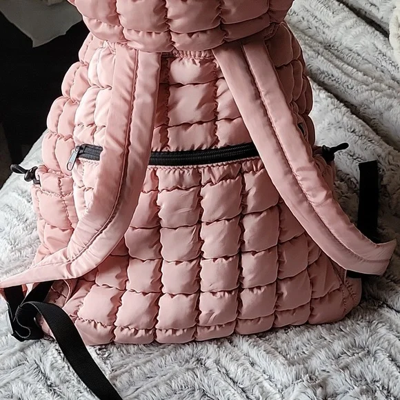 FP Movement by Free People Pink Quilted Backpack - Picture 4 of 7